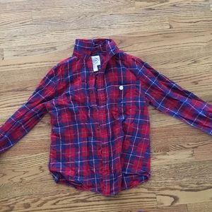 Red & Blue Checkered Flannel